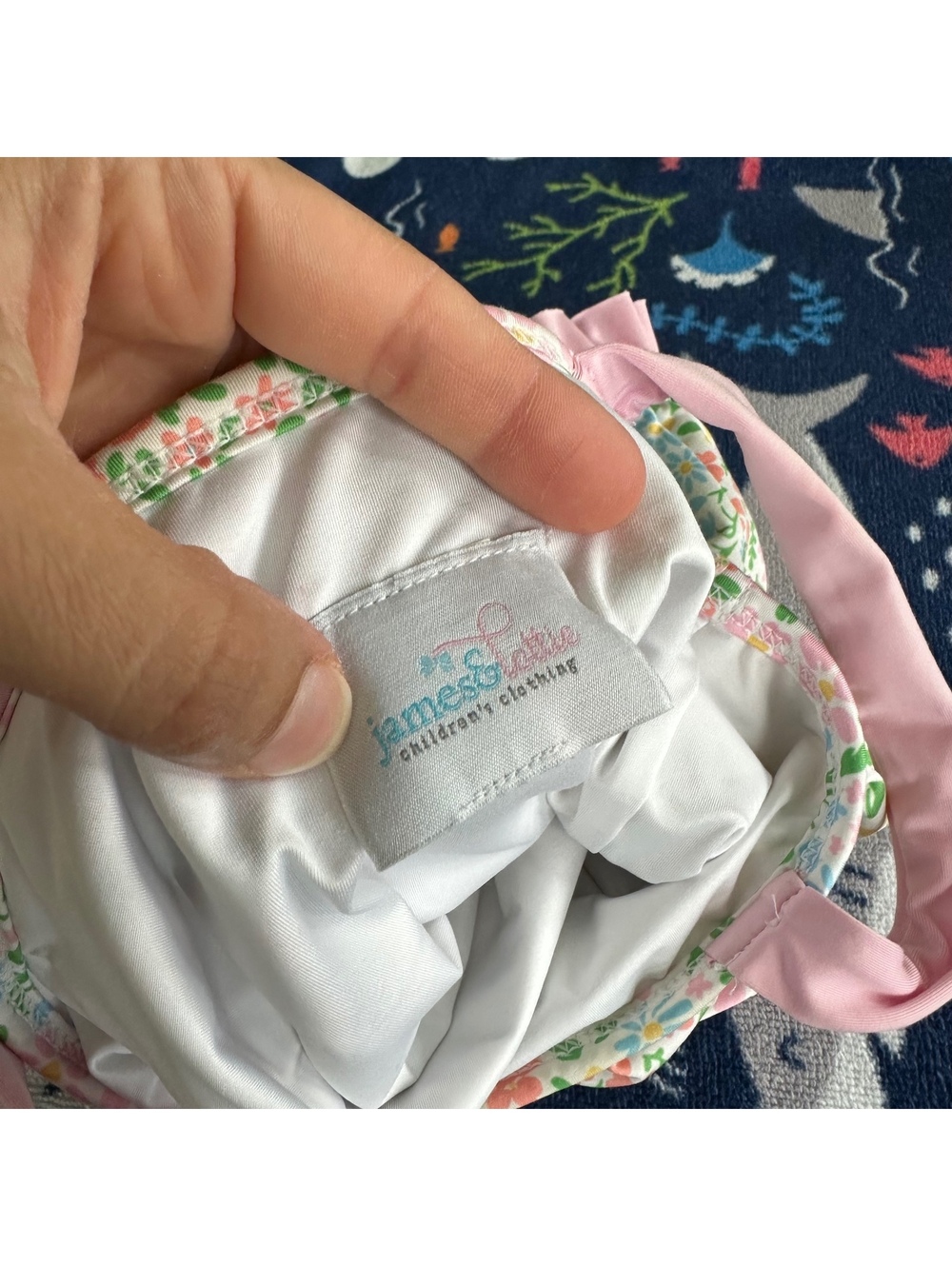 James and Lottie Ruffled One Piece Swimsuit size 3T - Picture 6 of 8